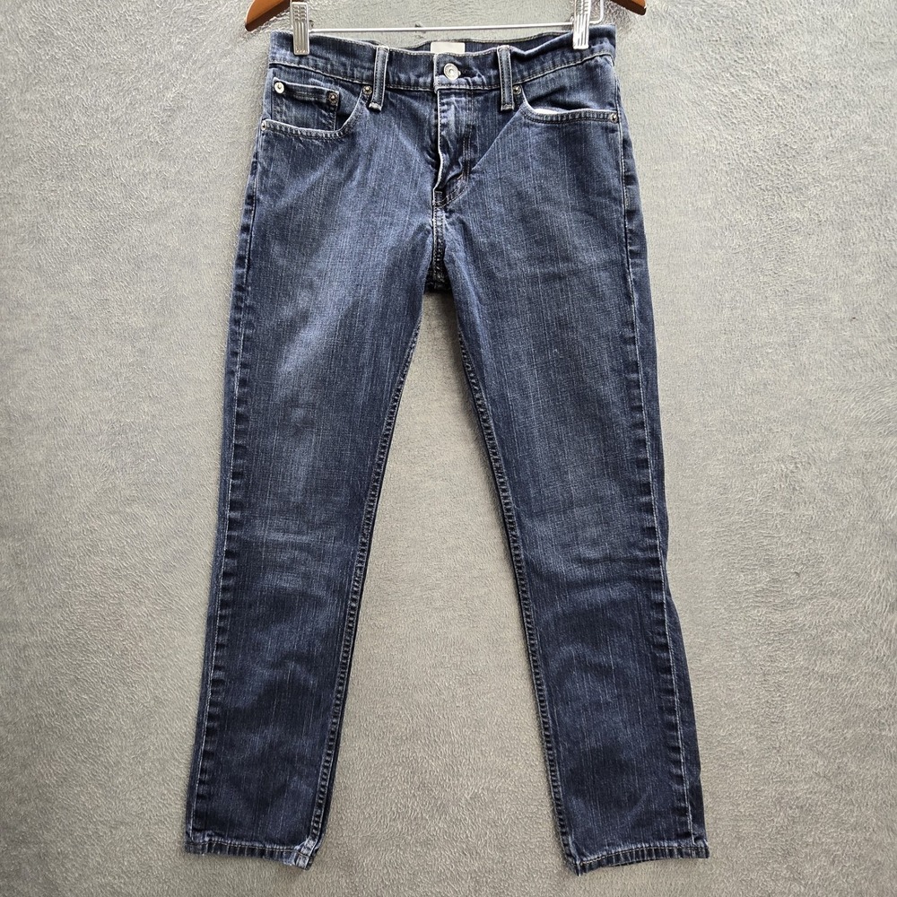 Levi's 511 Men Jeans 30X30 Blue Denim Cargo Straight 27" Inseam